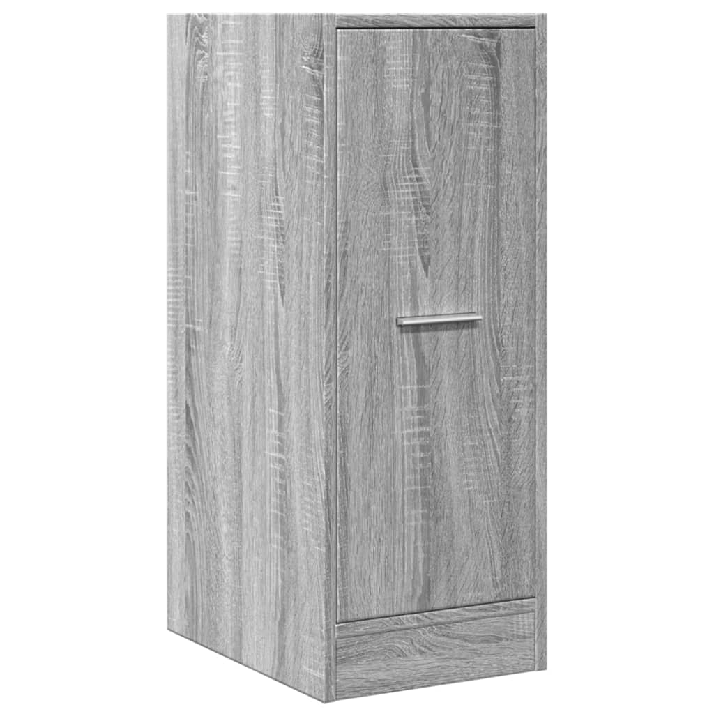Apothecary Cabinet Grey Sonoma 30x41x77.5 cm Engineered Wood